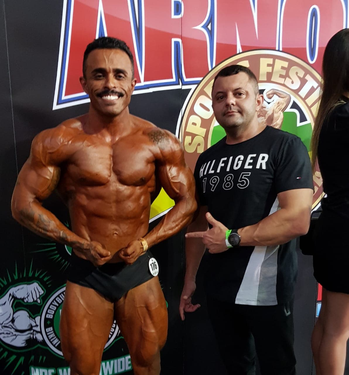 Darlan Furtado com atleta campeão - Foto 2