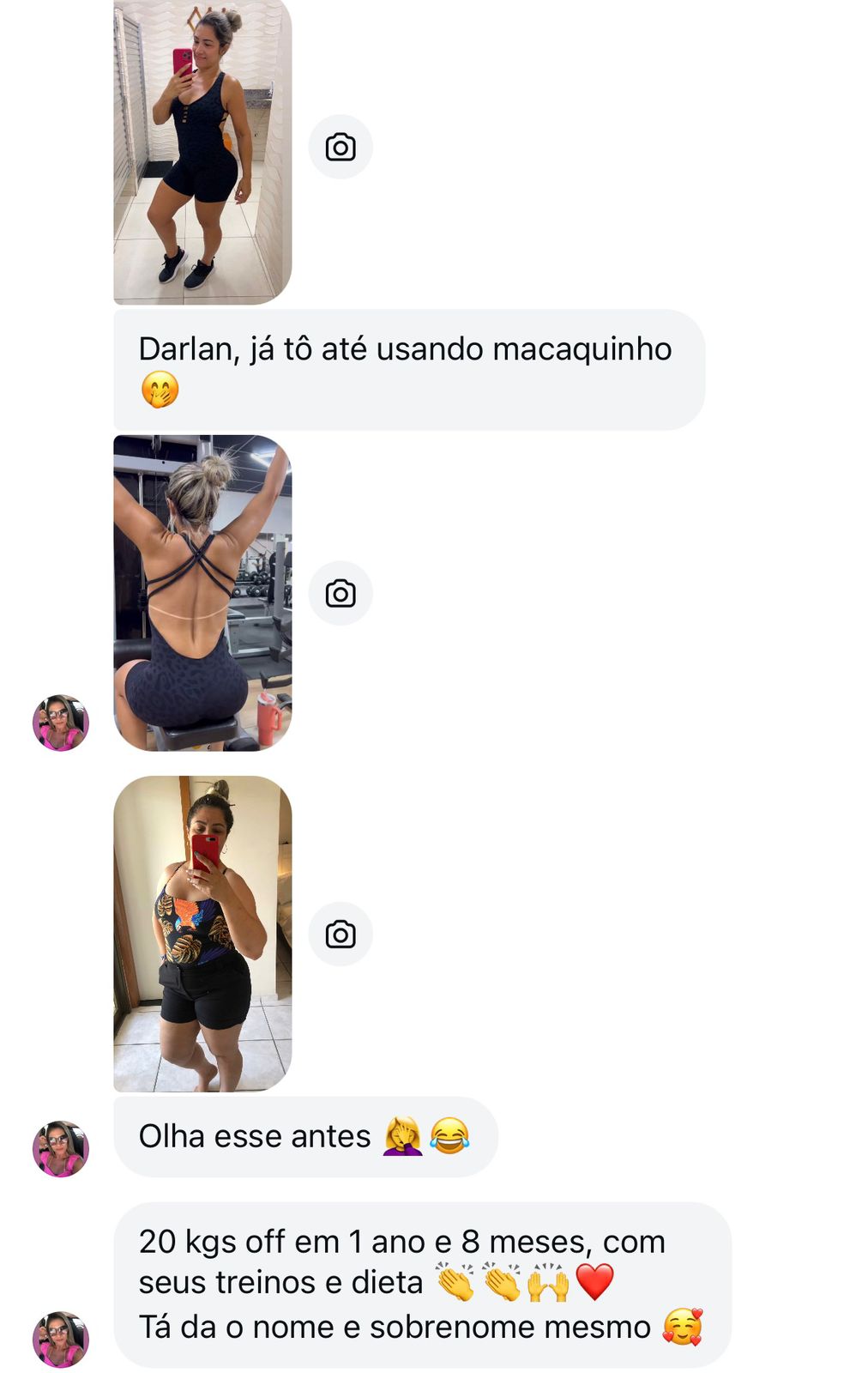 Depoimento de aluno sobre cardápio