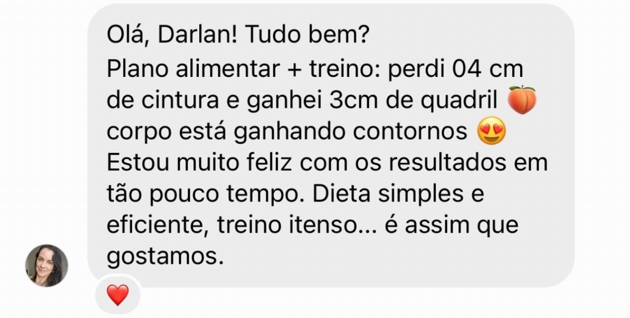 Depoimento de aluno sobre cardápio
