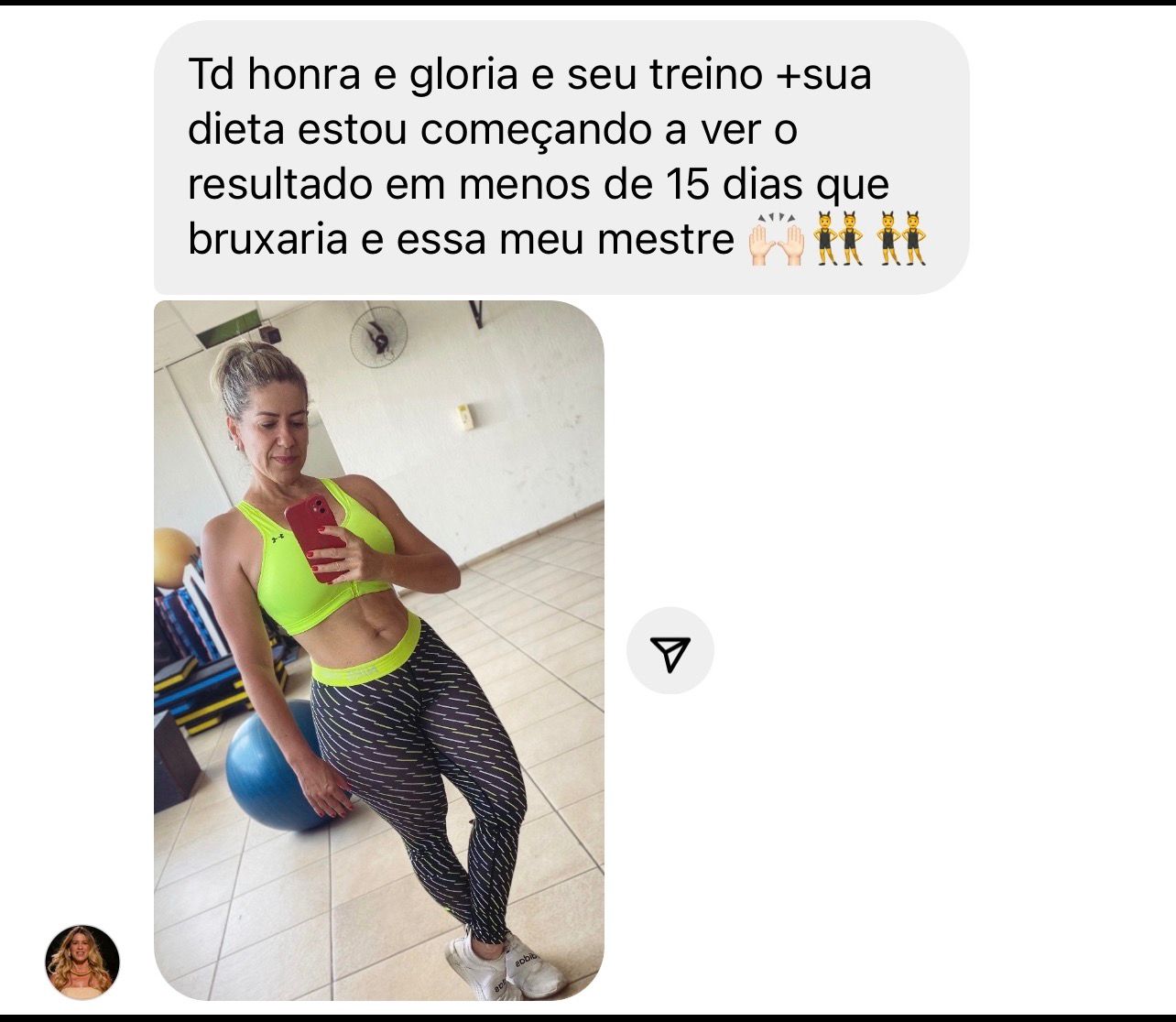 Depoimento de aluno sobre cardápio